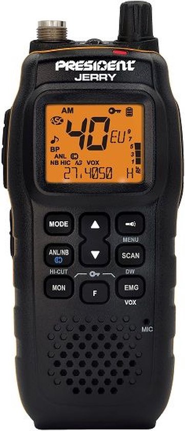 CB President Jerry - CB Handheld - CB Talkie Walkie - CB Radio - AM/ FM - 27 MHz
