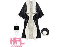 HFL Goods Draagbare Elektrische Badjas - Elektrische Draagbare Deken - 6 Instellingen - Zwart