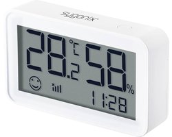 Sygonix SY-4904438 Thermo- en hygrometer met app Wit