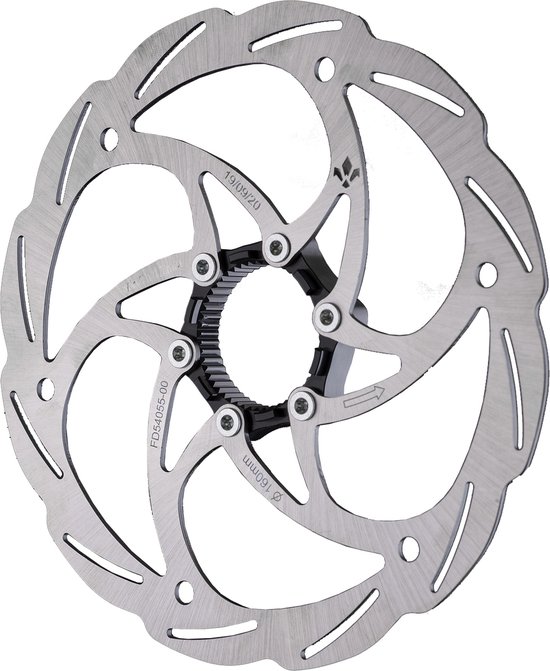 Foto: Formula center lock remschijf zilver 203 mm