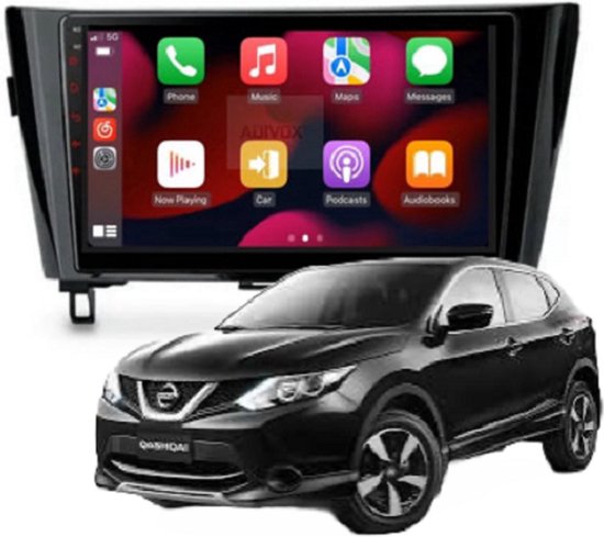2 64GB Hikity Android Autoradio für Nissan Qashqai J10 2006-2016 mit