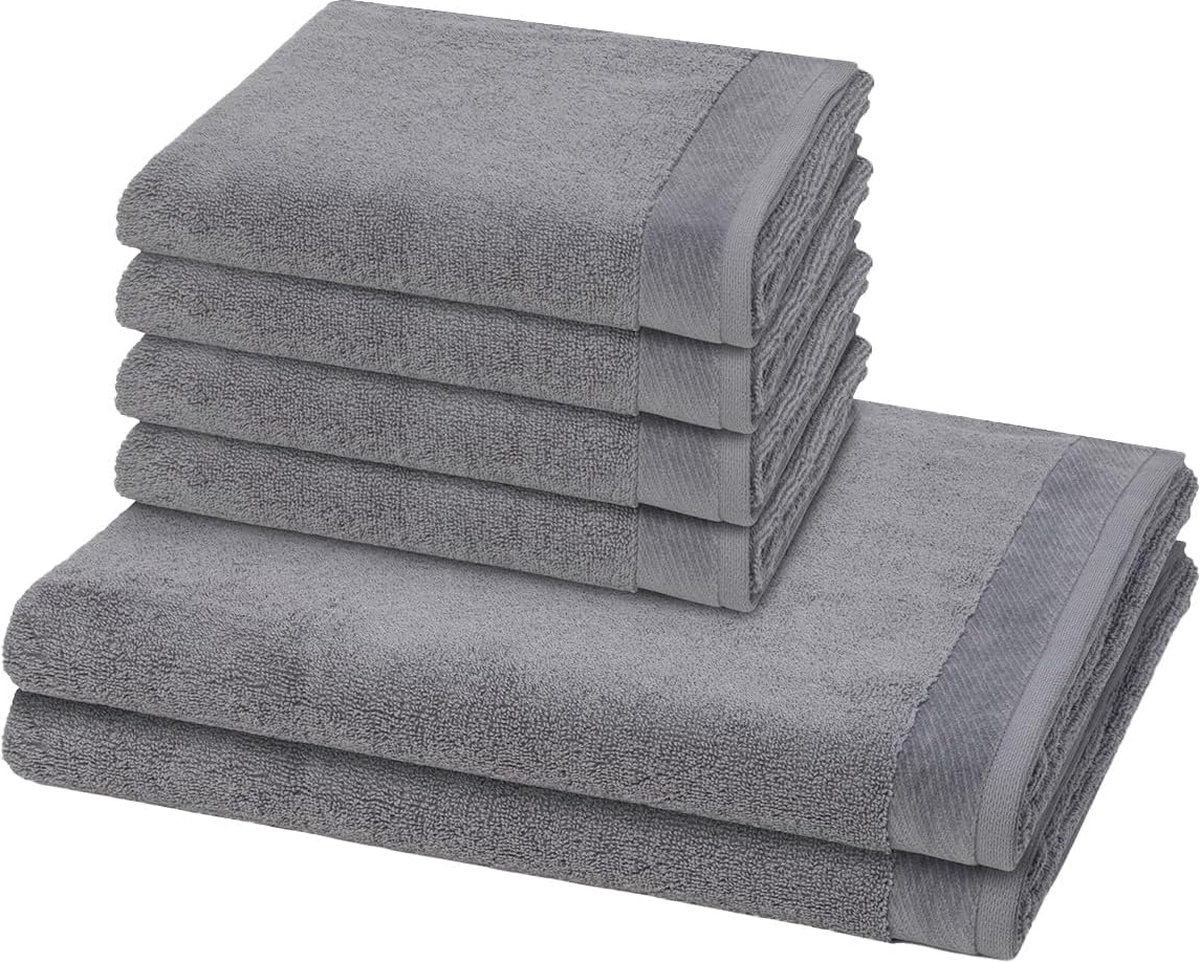 Goodivery ® Hoogwaardige Luxe Handdoekenset met Zachte Chenille Rand en Cord Hanger in Stijlvolle Kleur
