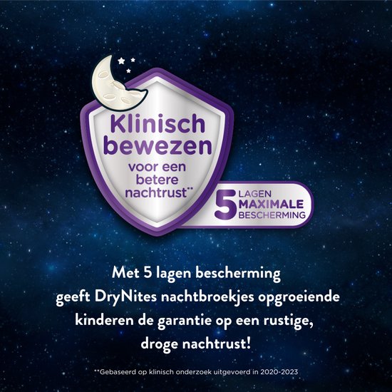 Klinisch bewezen voor een betere nachtrust met 5 lagen maximale bescherming.