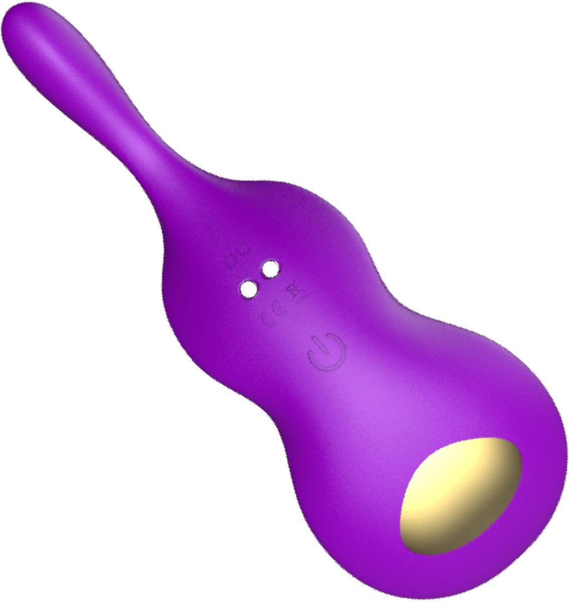 Goedkoopste Cupitoys® Draagbare vibrator viool met app - Paars - 9 standen - Vibrators voor vrouwen en mannen - Sex toys voor vrouwen en mannen