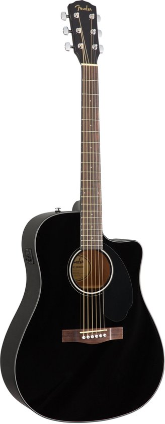Fender CD-60SCE Black - Akoestische gitaar