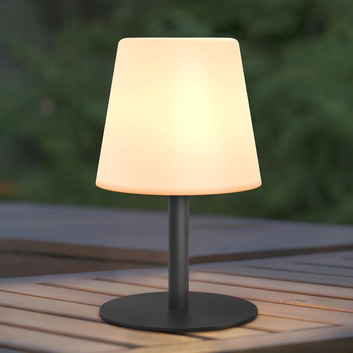 Draadloze LED Tafellamp - Dimbaar en Oplaadbaar met Warm en Koud Wit Licht - Waterdicht voor Binnen en Buiten - Ideaal voor Terras en Tuin
