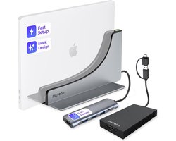 Ascrono - MacBook Air Docking Station - Dual Monitor Bundle - Geschikt voor M1 (2020) Ascrono - MacBook Air Docking Station - Dual Monitor Bundle - Geschikt voor M1 (2020)