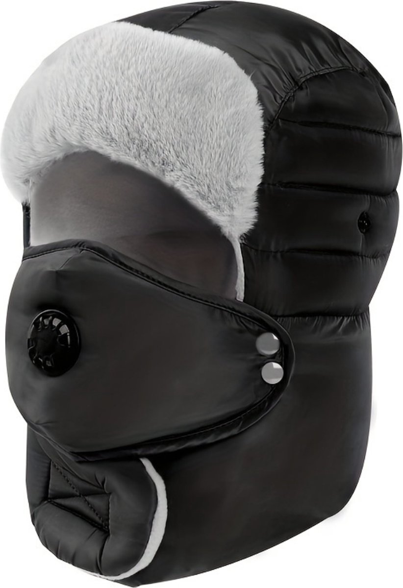 Bovista Wintermuts Heren Dames Volwassenen Muts Ski Mask Bivakmuts Balaclava Ski Masker Face Mask Full Face Mask Winter Masker Zonder Bril Zwart