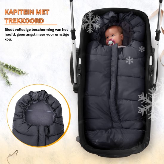 Crosshatch Heren Milwaka Jas met Bontrand en Capuchon Klei