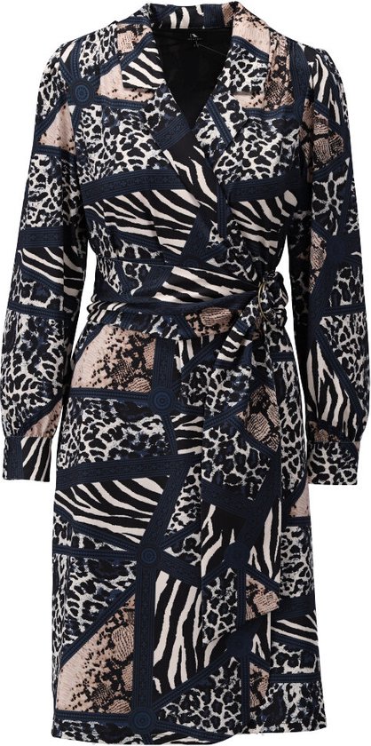 Merkloos - Jurk - Maat XS - Vrouwen - ZWART -