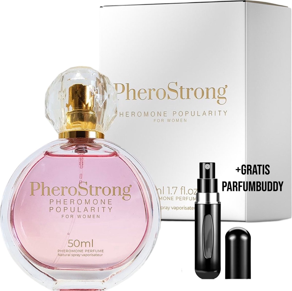 Goedkoopste Pheropower - 50 ml - Feromonen - Parfum - Vrouwen - Taboo - Pheromonen - Gratis Parfum Verstuiver - Valentijn