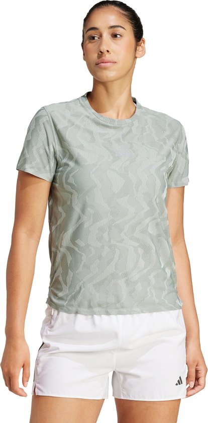adidas Performance T-shirt technique de running Ultimate CLIMACOOL+ - Femmes - Vert - L