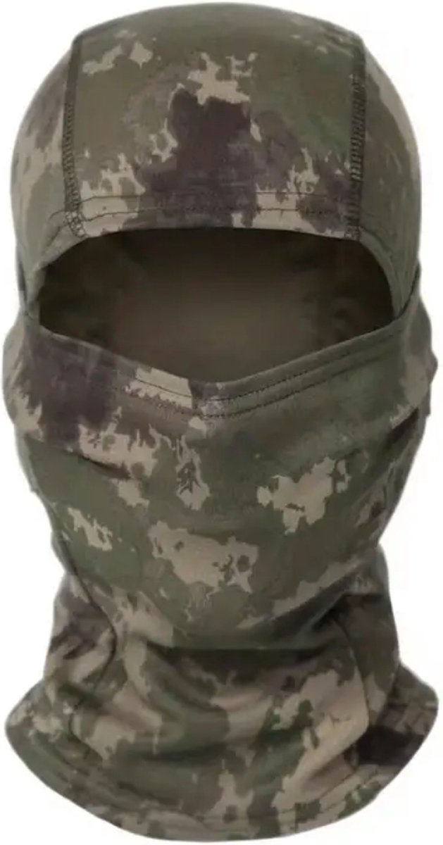 Bovista Winter Masker Balaclava Ski Mask Ski Masker Bivakmuts Full Face Mask Camouflage Groen