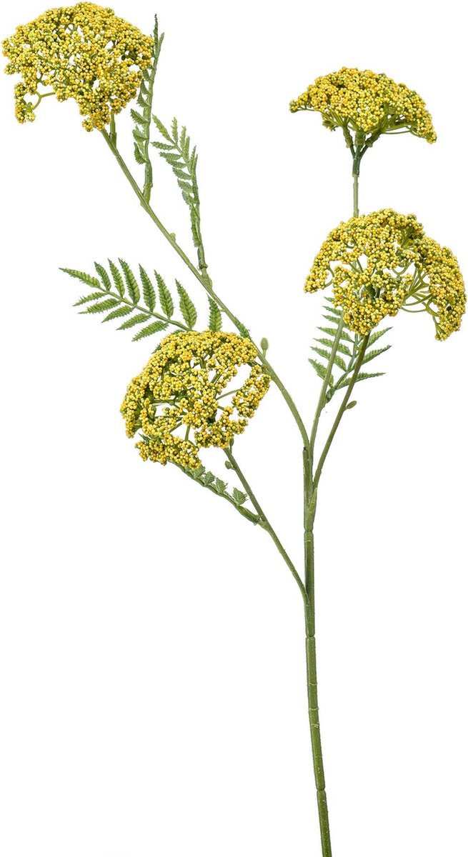 Emerald - kunstbloem Duizendblad 60cm geel - Kunstplant voor binnen