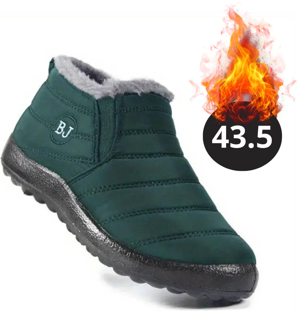 Nivard Snowboots Sneeuwschoenen Sneeuwboots Dames Wintersport Ski Skischoenen Donker 43.5 Laag Groen