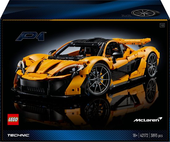 Foto: Lego technic mclaren p1 hypercar 42172