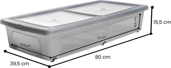 Opbergbox Really Useful 4 liter inclusief vakkenverdeler