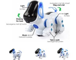 LeLe - Robot Dog - Blaft en Maakt Muziekje - Interactief robot hond -Beweegt, Blaft, Lichtjes