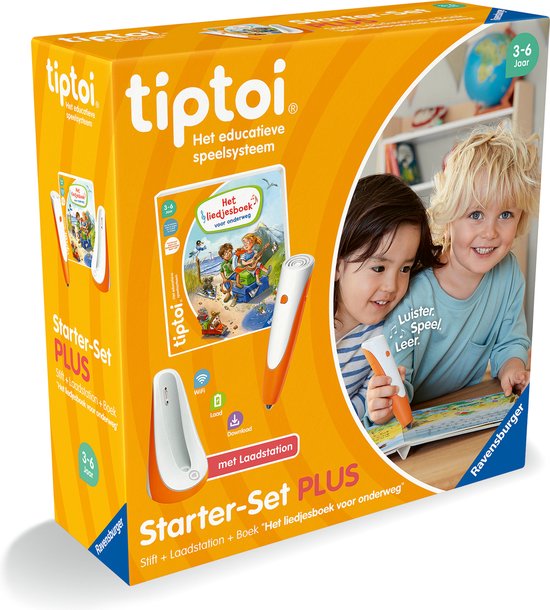 Ravensburger tiptoi® Starter-Set Plus Het liedjesboek voor onderweg - Compleet Interactief Leersysteem