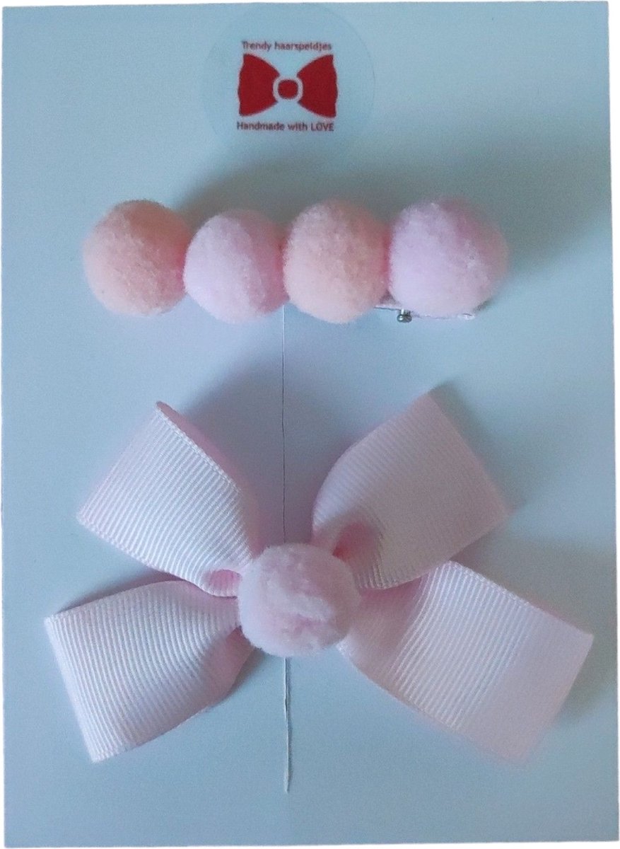 Trendy haarspeldjes Setje Haarspeldjes Meisjes Haaraccessoires Peuter Kleuter Haarclips Roze