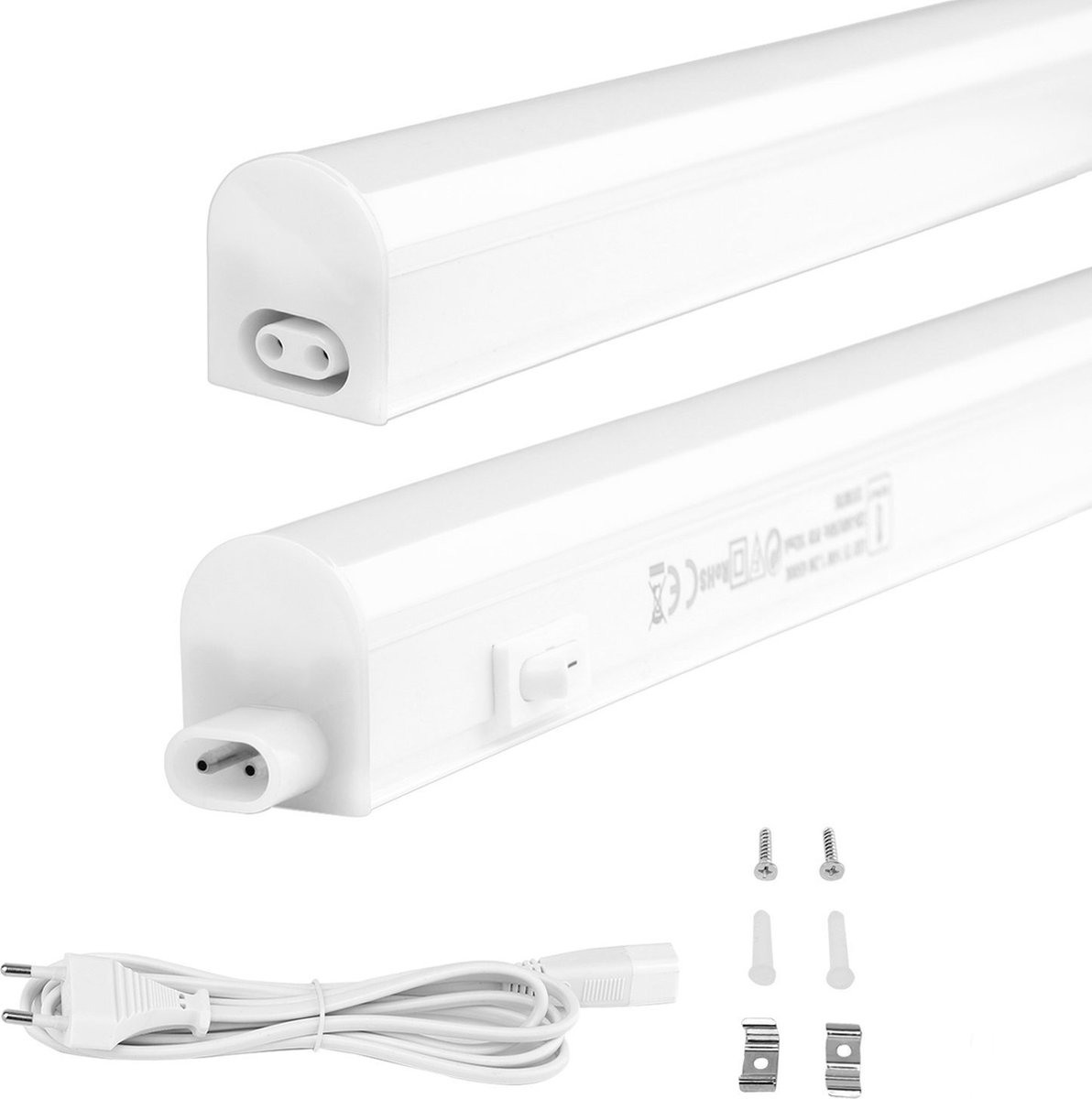 T5 LED Batten 30 cm Koppelbaar 3000K 4 Watt 5 jaar garantie
