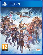 PlayStation 4 speldoos voor Granblue Fantasy Versus met een groep personages.