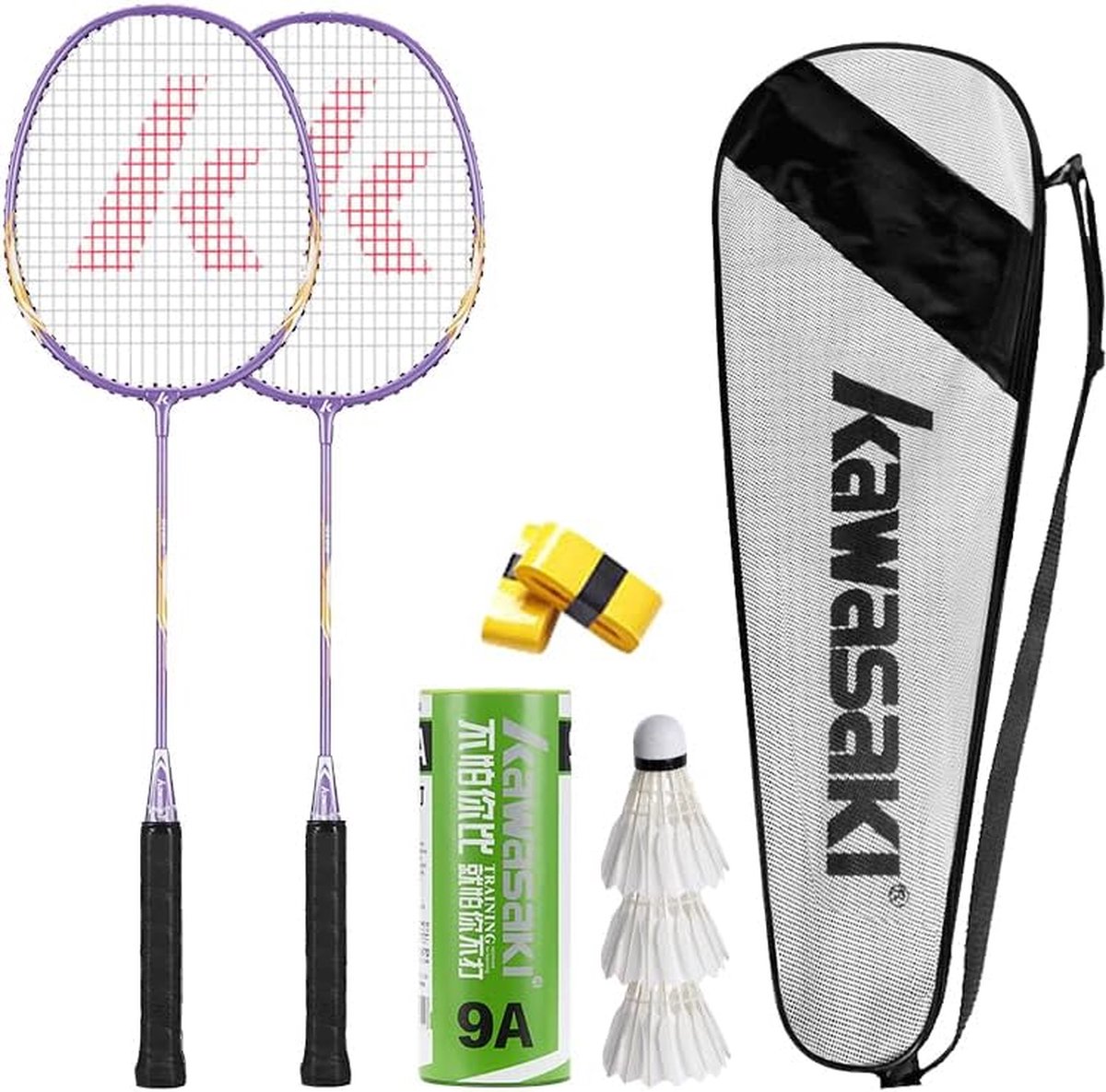 Professionele Badminton Racket Set voor Training en Sport met Accessoires
