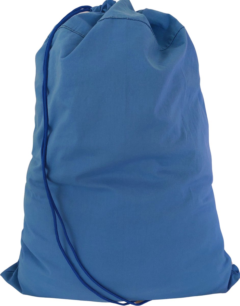 Goedkoopste Katoenen waszak -XL - met trekkoord - indigo