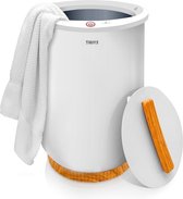 Elektrische handdoekwarmer Amsterdam mat zwart