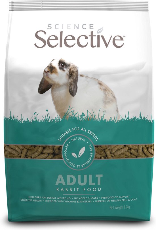 Supreme Science Selective - Konijnenvoer - 1,5 Kg