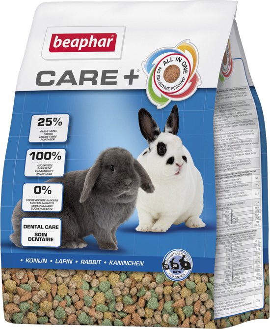 Beaphar Xtravital Care+ - Konijnenvoer - 1.5 kg