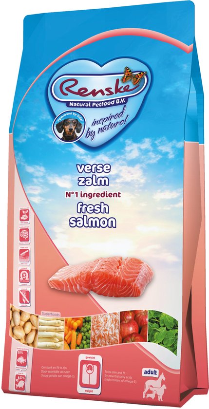 Renske - Super Premium Adult Zalm Graanvrij Hondenvoer