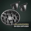Grote diffuser en twee stylingmondstukken voor de BaByliss föhn.