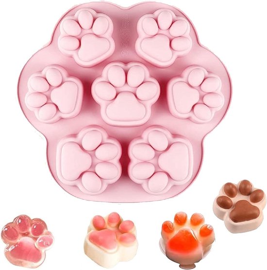 Kat Hond Mold voor het maken van gips Ornamenten Woondecoraties Craft 3D Dier Siliconen Mal Verschillende Leuke Dier Vormen voor Kristallen Beeldjes en Geurende