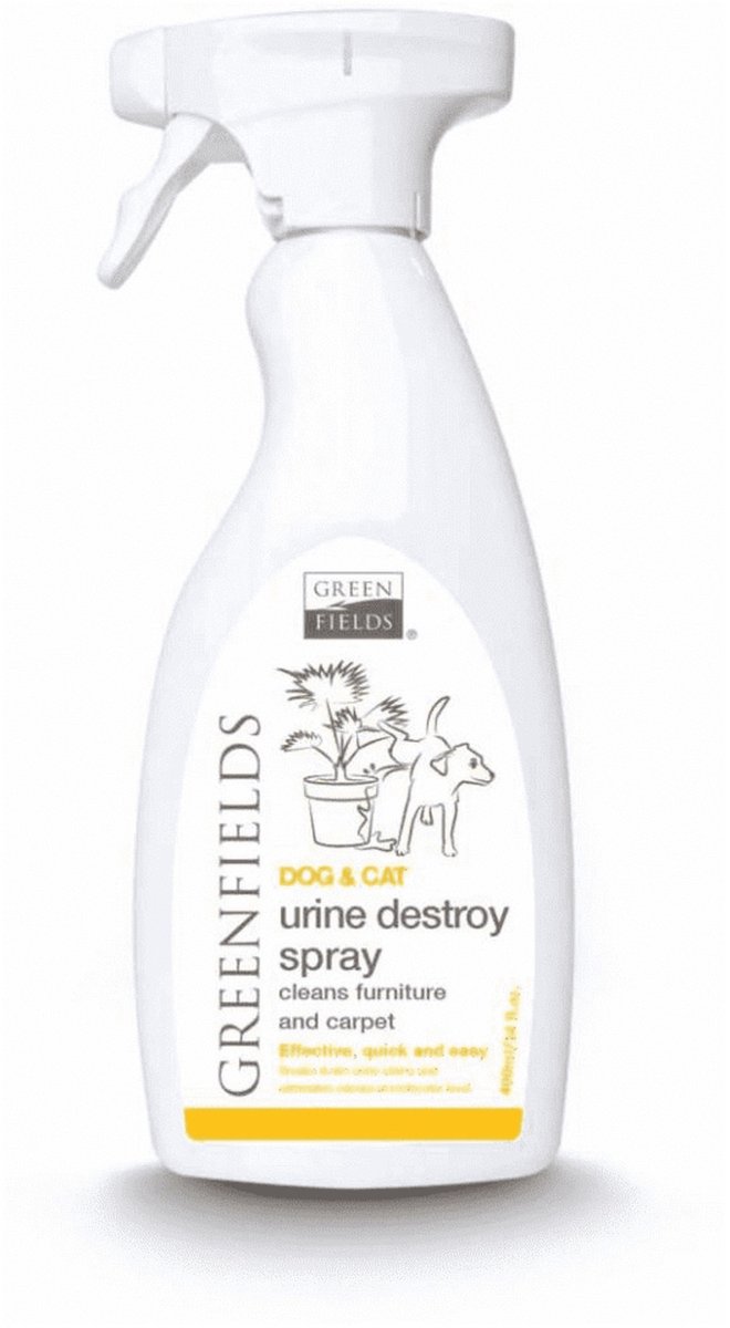 Greenfields Urine Geur En Vlekwijderaar Spray - Hondenzindelijkstraining - 400 ml