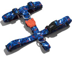 Zee.Dog Atlanta H-Harnas Multi-Color - Hondentuig - L