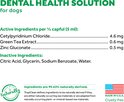 Lijst met actieve en inactieve ingrediënten voor TropiClean Dental Health Solution