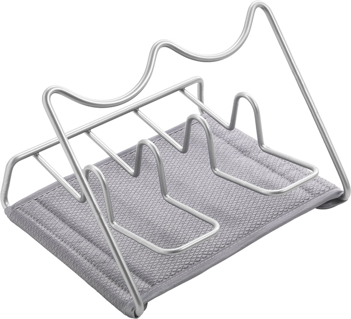 Goedkoopste Metaltex Afdruiprek DryMug - Voor Grote Koppen, Thermobekers en Babyflesjes - Inclusief Afdruipmat - Zilvergrijs - Sterke Coating - 5 Jaar Garantie