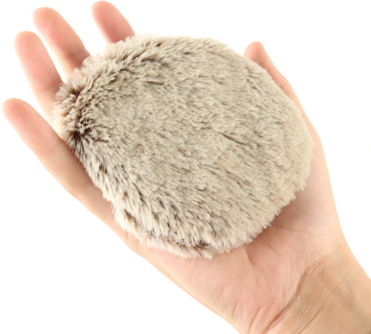 Goedkoopste MARBEAUX Handwarmers - Magnetron - Herbruikbaar - Pittenzak - Bruin - Faux - Fur