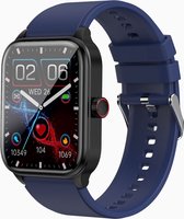 Bol.com GlucoWatch - ECG Hartslagmeter - horloge - meter - Smartwatch - Blauw aanbieding