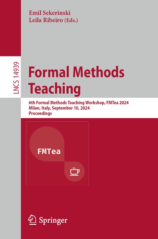 Lecture Notes in Computer Science14939- Formal Methods Teach ... - cover