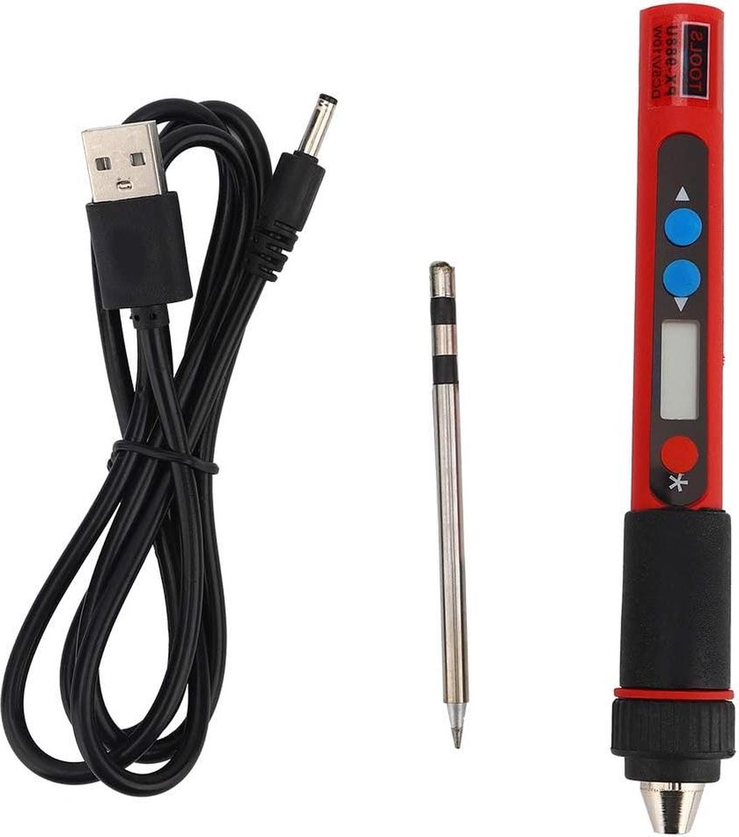 Digitale thermostaat USB-soldeerbout Loodvrij Elektrisch gereedschapset met instelbare temperatuur