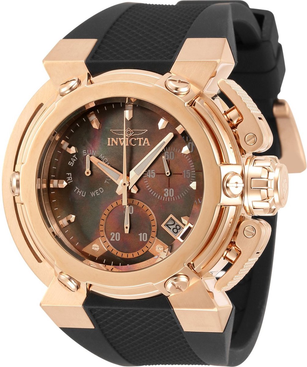 Invicta Coalition Forces - X-Wing 33710 Heren Horloge - Waterdicht - Analoog - Quartz Uurwerk - Roestvrij Staal met bruine Wi