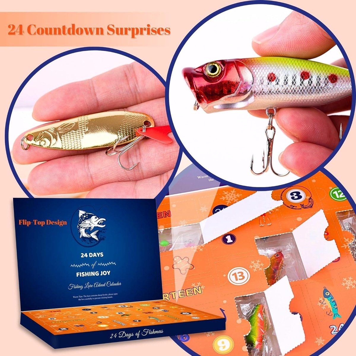 Kit 37 Leurres De Pêche - Spinnerbaits, Vers Souples, Minnows - Boîte Transparente Incluse