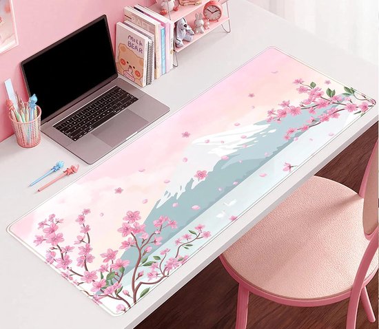 Desk Mat Buy Pink Cherry Blossom Flower Gaming Mouse Pad XL