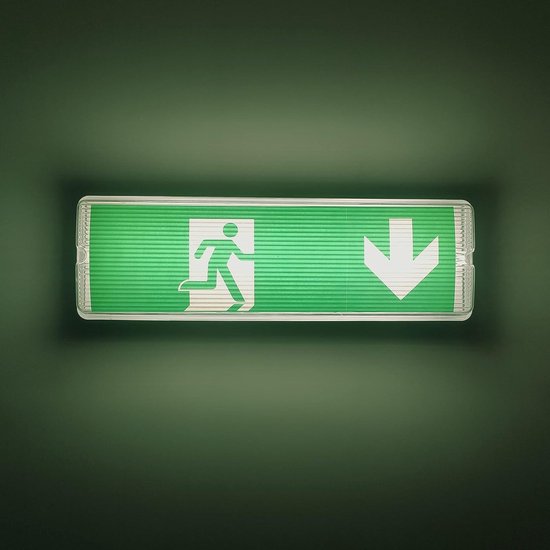Noodverlichting Noodverlichting Exit Nooduitgang vluchtweglicht noodlicht vluchtweg pijl naar links/rechts