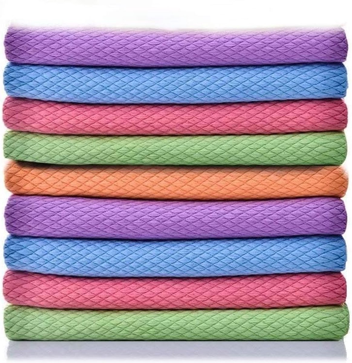 Goedkoopste Microvezel handdoek,microvezeldoekjes schoonmaak, streepvrij, voor auto, huishouden, garage, glas, display, 9 stuks, 40 x 30 cm