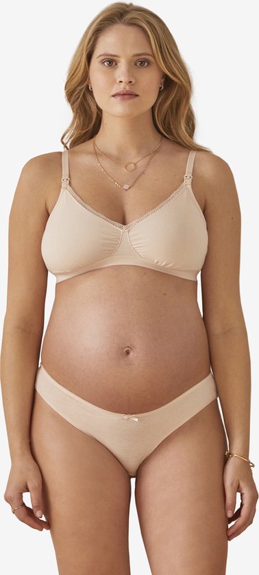 Vertbaudet 2 brassières de grossesse et d'allaitement en coton stretch