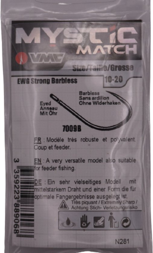 VMC Wide Gap 7009B-BN EWG Strong - Barbless #14 van VMC — afbeelding 2