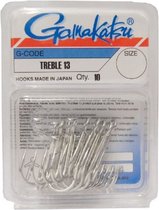 Gamakatsu Treble 13 nickel - Hameçon 10